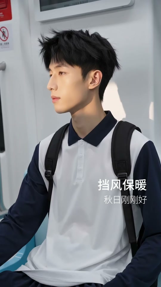 高中校服 · 上学途中